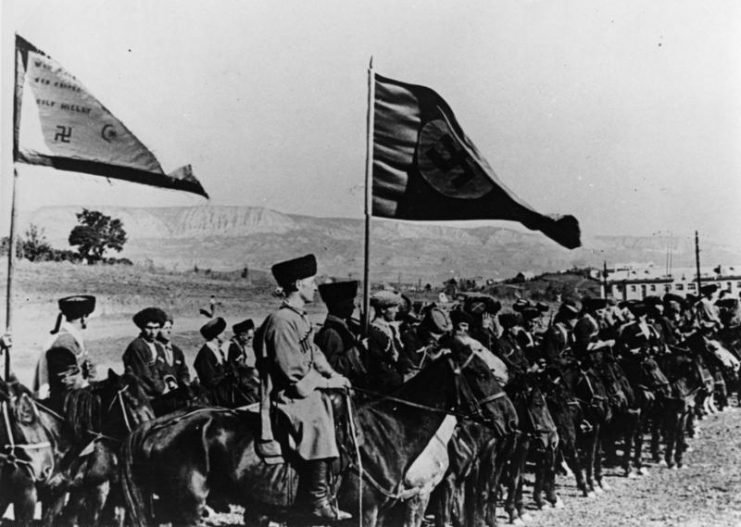 Cossacos servindo na Wehrmacht durante a Segunda Guerra Mundial