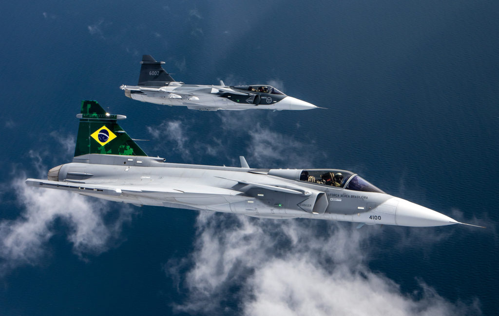 FAB mira frota de 56 Gripen e produção no Brasil